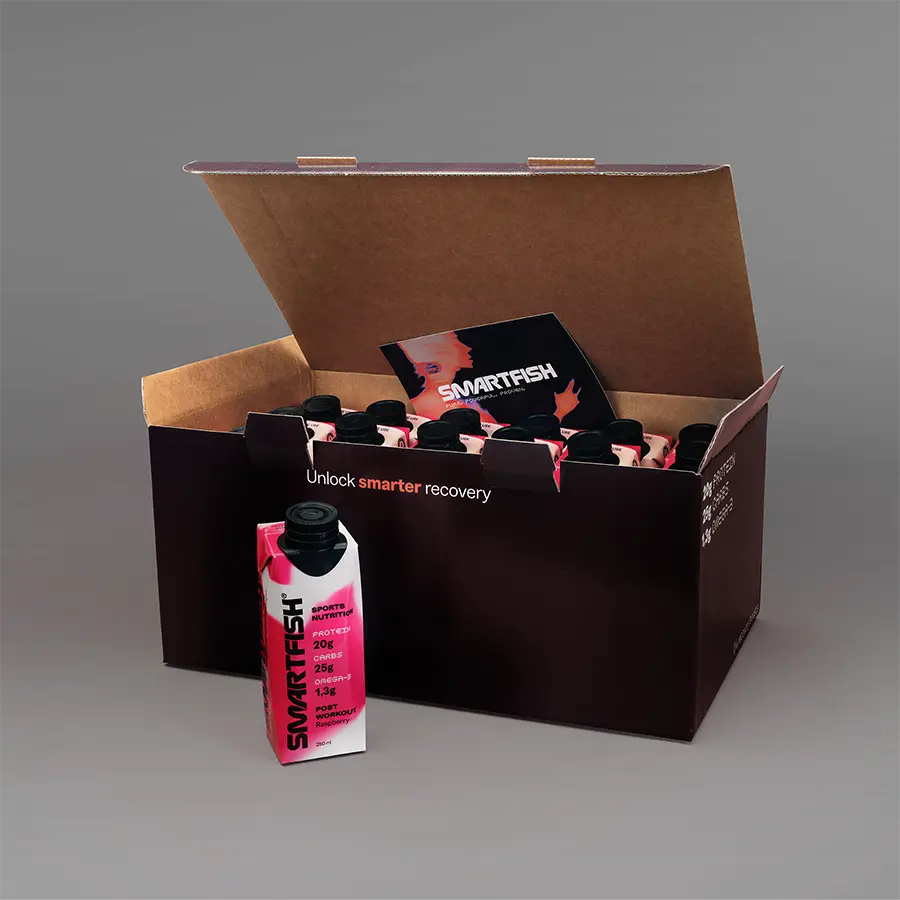 [541201-12] Post Workout Raspberry 12x250ml